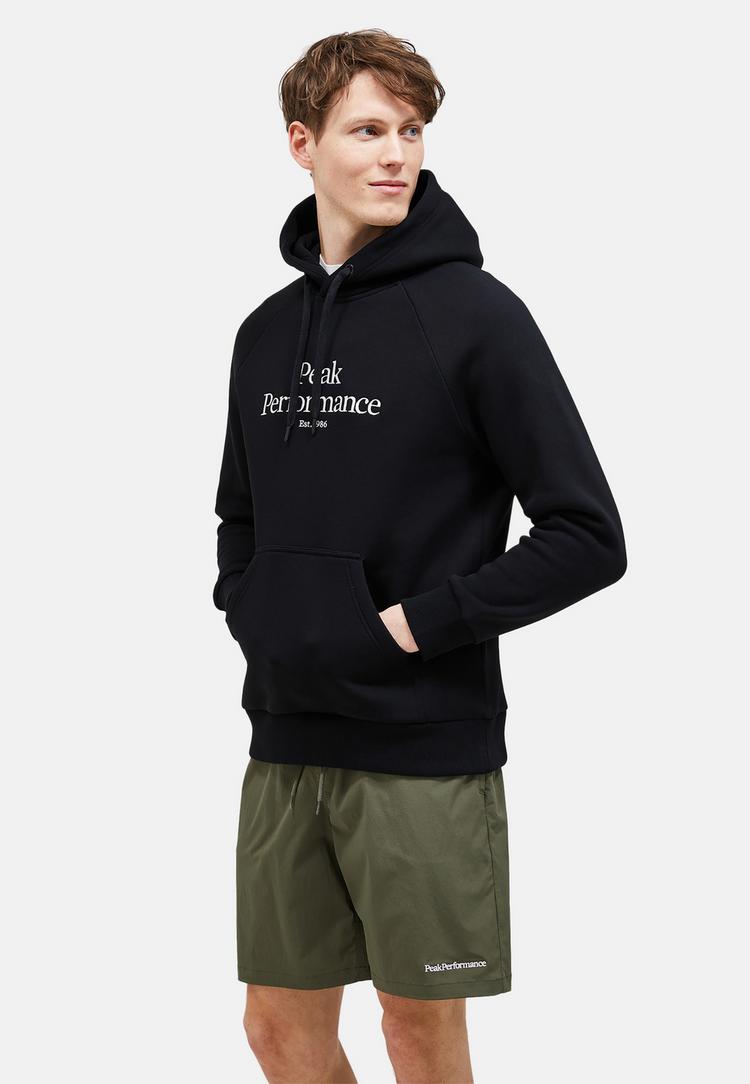Peak Performance Peak Performance M Original Hood Sweatshirt Herren - black - 0 | SportScheck