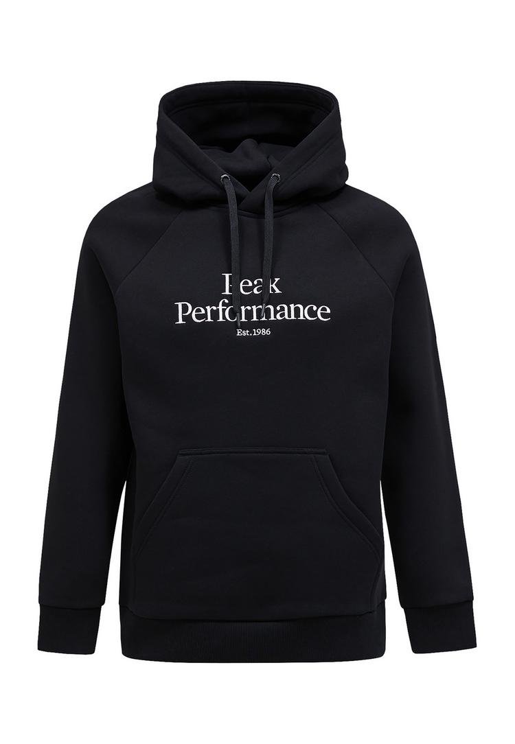 Peak Performance Peak Performance M Original Hood Sweatshirt Herren - black - 0 | SportScheck