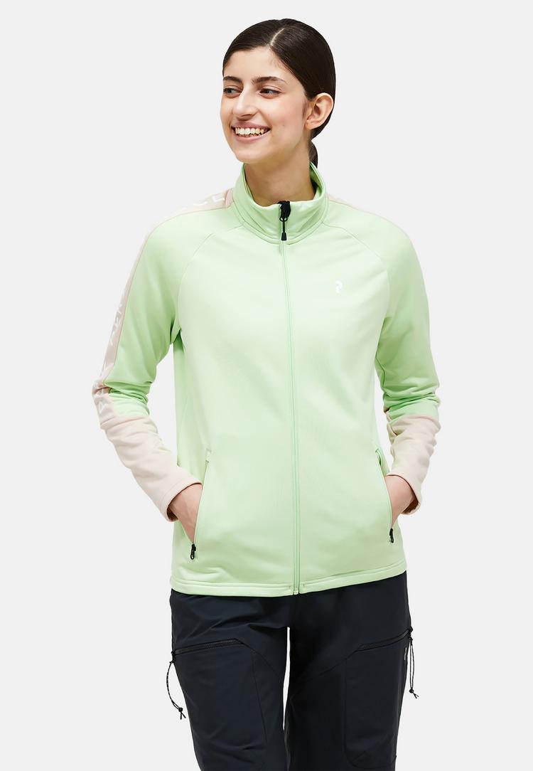 Peak Performance Peak Performance W Rider Zip Jacket Fleecejacke Damen - pastellgruen - 1 | SportScheck