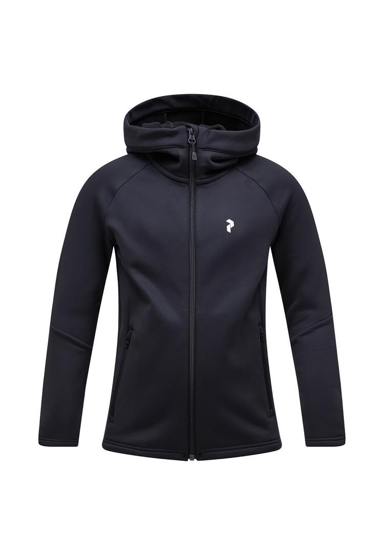 Peak Performance Peak Performance Jr Rider Zip Hood Fleecejacke - black - 0 | SportScheck