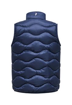 Rückansicht von Peak Performance Jr Helium Down Vest Daunenweste DUNKELBLAU