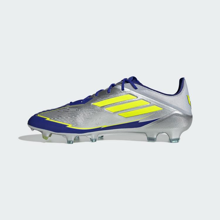 adidas adidas F50 Elite Messi FG Fu&szlig;ballschuh Fu&szlig;ballschuhe - Silver Metallic / Solar Yellow / Lucid Blue - 4 | SportScheck