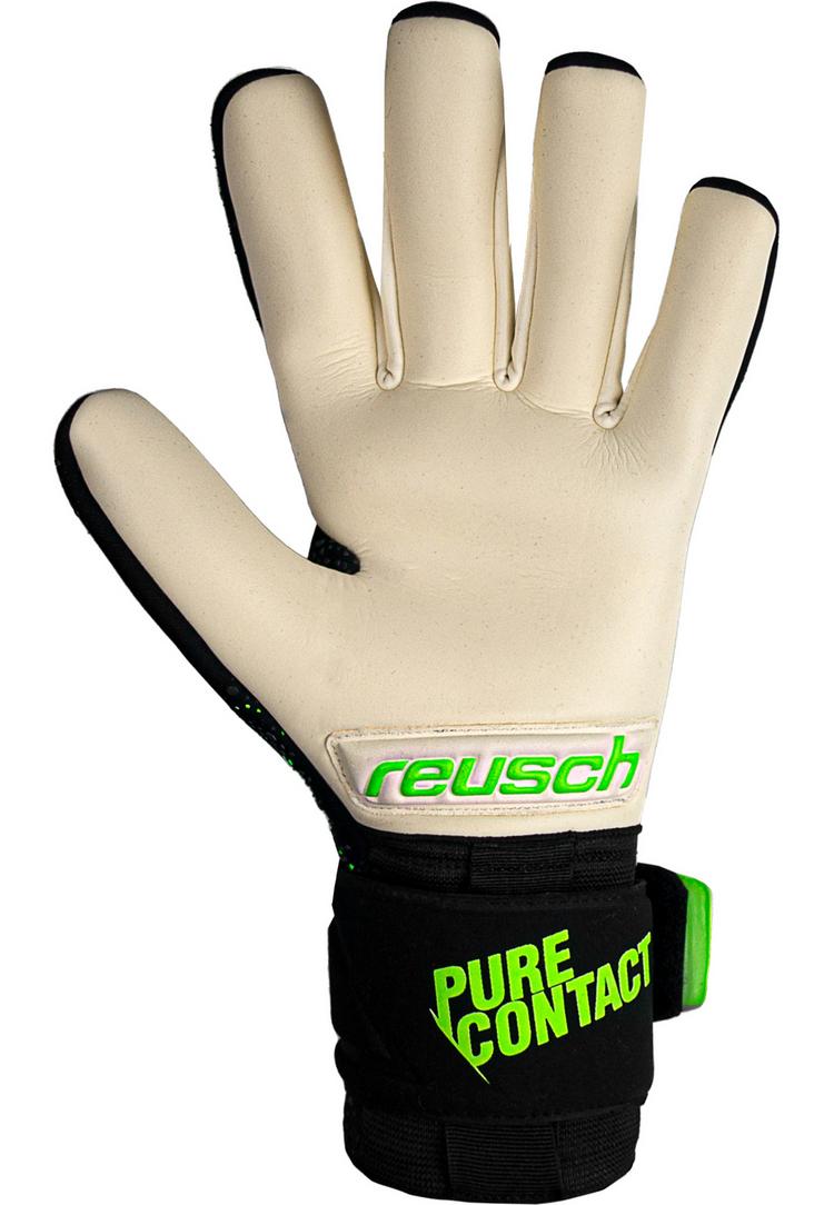 Reusch Reusch Pure Contact Gold Torwarthandschuhe - black/green gecko - 1 | SportScheck
