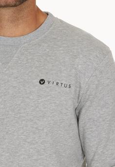 Rückansicht von Virtus Kritow Sweatshirt Herren 1005 Light Grey Melange