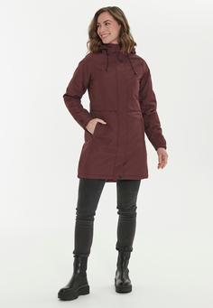 Rückansicht von Whistler Mullie Regenjacke Damen 4241 Fudge