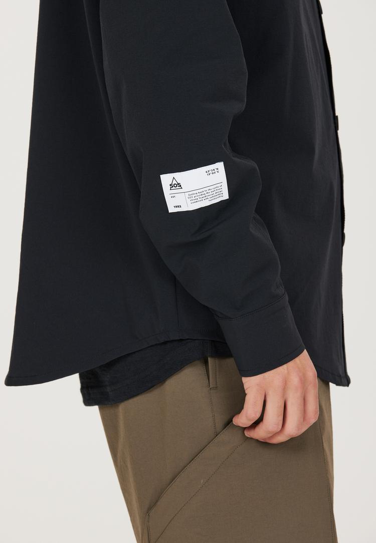 SOS SOS Komodo Langarmhemd Herren - 1001 Black - 2 | SportScheck
