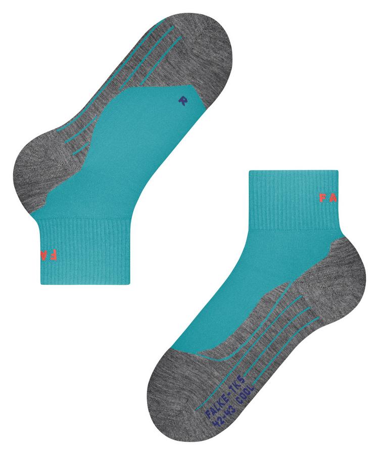 Falke Falke TK5 Wander Cool Short Socken Damen - turquoise (6206) - 3 | SportScheck