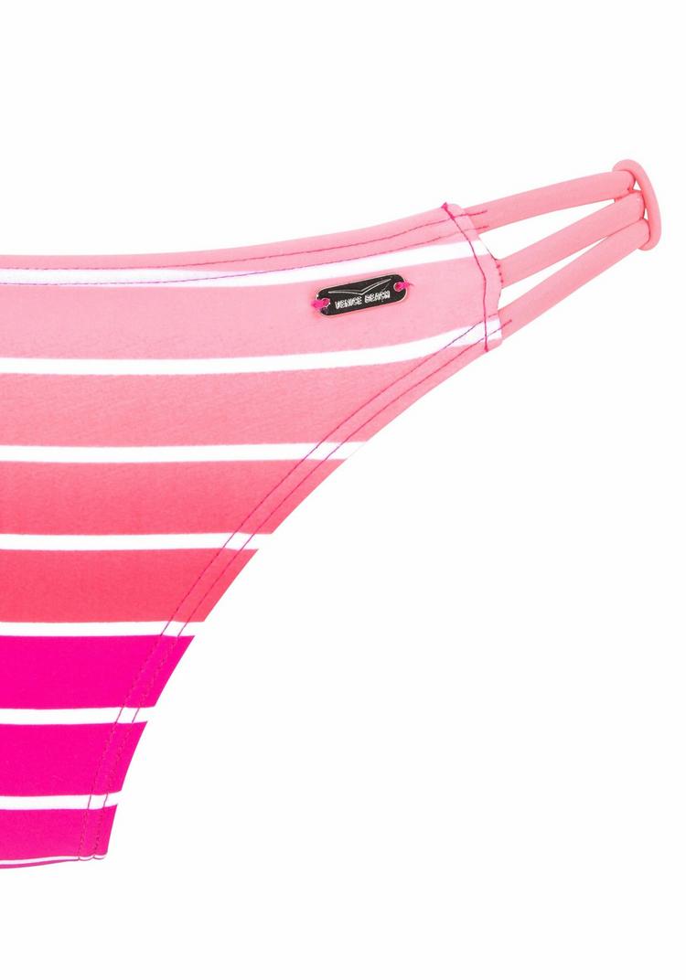 VENICE BEACH VENICE BEACH Bandeau-Bikini Bikini Set Damen - pink-gestreift - 5 | SportScheck