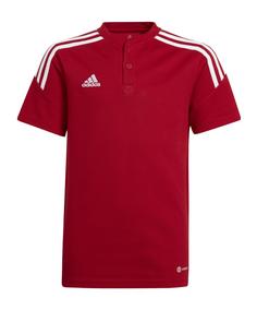 adidas Condivo 22 Poloshirt Kids Poloshirt Kinder rotweiss