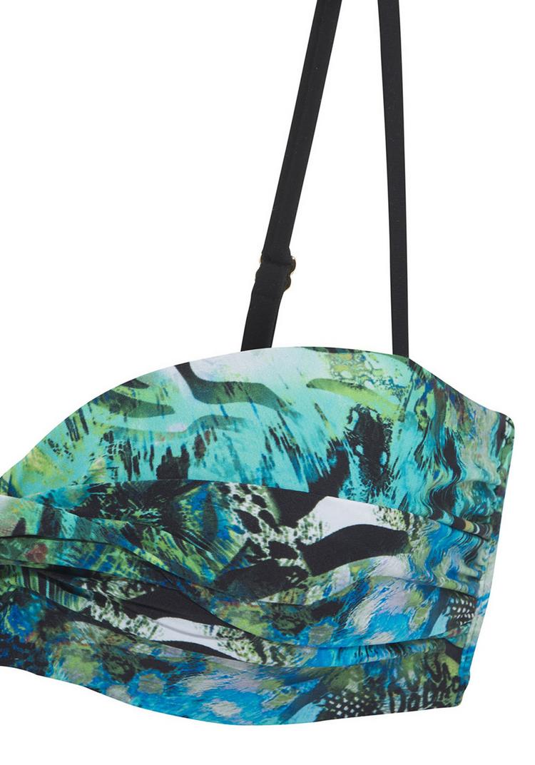 Vivance Vivance B&uuml;gel-Bandeau-Bikini Bikini Set Damen - t&uuml;rkis bedruckt - 1 | SportScheck