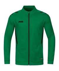 JAKO Challenge Polyesterjacke Kids Trainingsjacke Kinder - gruenschwarz