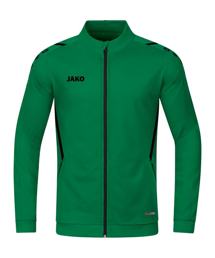 JAKO JAKO Challenge Polyesterjacke Kids Trainingsjacke Kinder - gruenschwarz - 0 | SportScheck