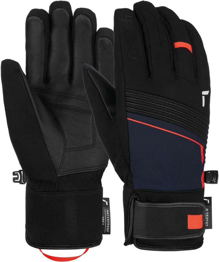 Reusch Reusch Louis R-TEX&reg; XT Handschuh - 7786 blck/dress blu/fluo red - 0 | SportScheck