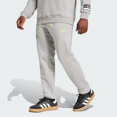 Rückansicht von adidas Manchester United VRCT Hose Trainingshose Herren Medium Grey Heather