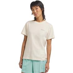 Rückansicht von Jack Wolfskin ESSENTIAL T W Funktionsshirt Damen cotton white