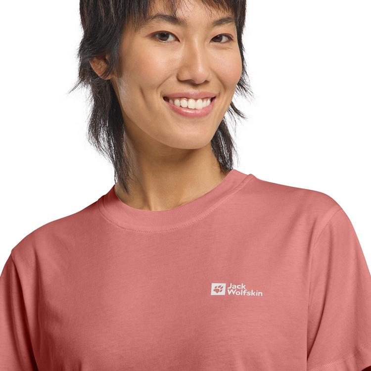Jack Wolfskin Jack Wolfskin ESSENTIAL T W Funktionsshirt Damen - mineral red - 2 | SportScheck