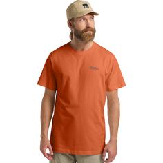 Rückansicht von Jack Wolfskin ESSENTIAL T M T-Shirt Herren burnt orange