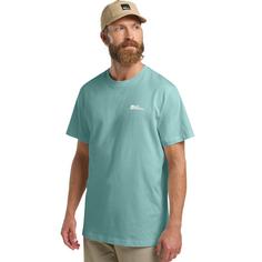 Rückansicht von Jack Wolfskin ESSENTIAL T M T-Shirt Herren soft jade