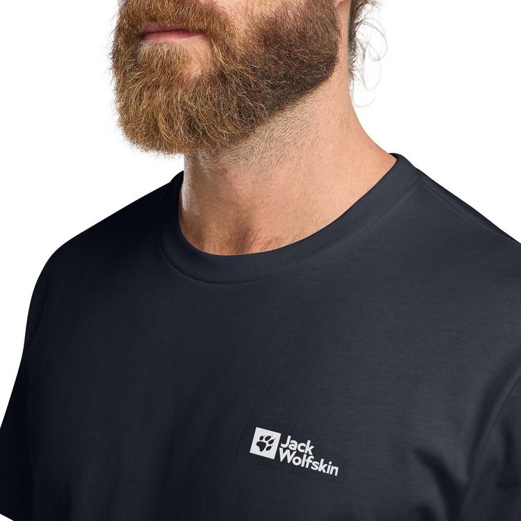 Jack Wolfskin Jack Wolfskin ESSENTIAL T M T-Shirt Herren - dark navy / grey - 2 | SportScheck