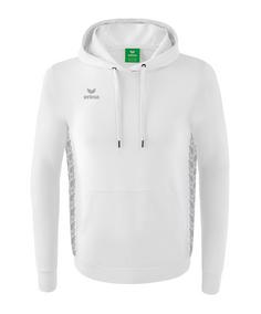 Erima Team Essential Hoody Funktionssweatshirt Herren weissgrau