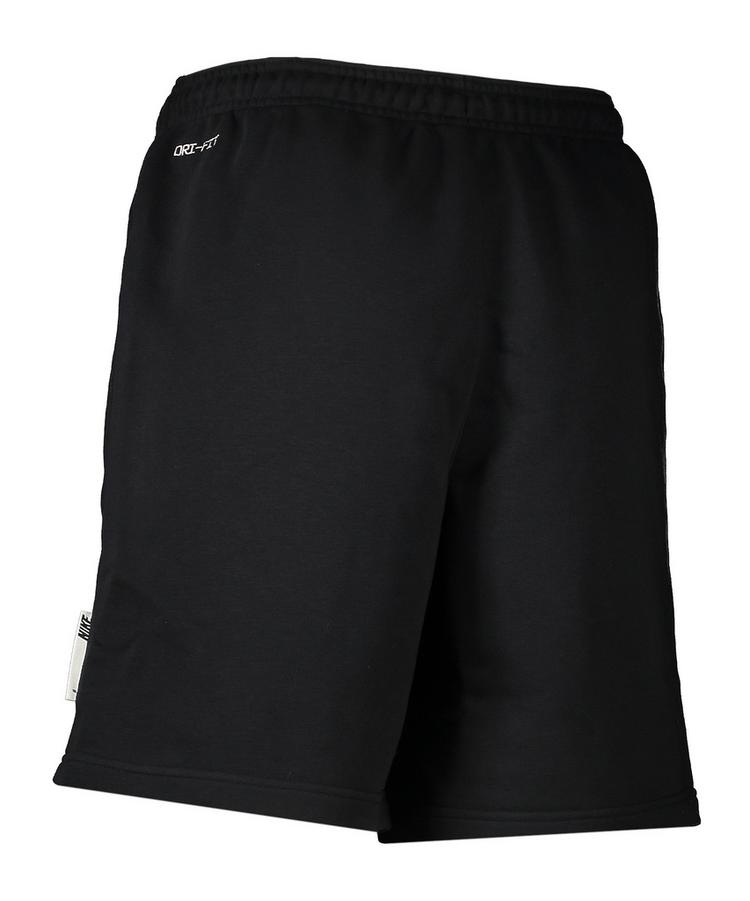 Nike Nike Fleece 8in Short Fu&szlig;ballshorts Herren - schwarzweiss - 0 | SportScheck