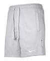 Nike Fleece 8in Short Fu&szlig;ballshorts Herren - grauweiss
