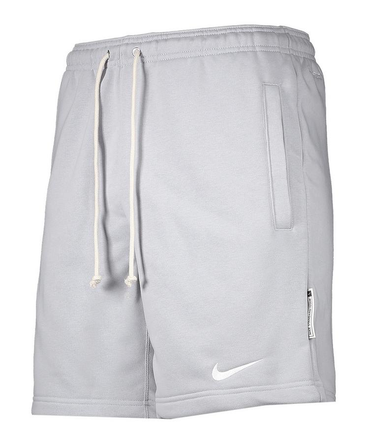 Nike Nike Fleece 8in Short Fu&szlig;ballshorts Herren - grauweiss - 0 | SportScheck