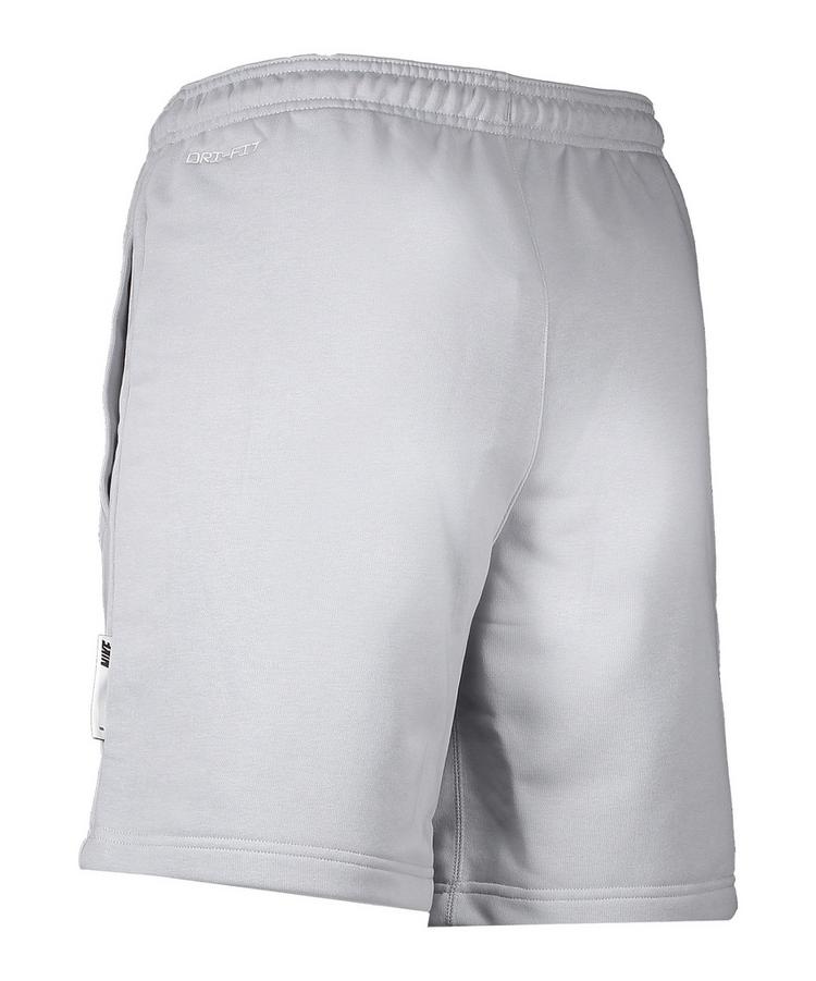 Nike Nike Fleece 8in Short Fu&szlig;ballshorts Herren - grauweiss - 0 | SportScheck