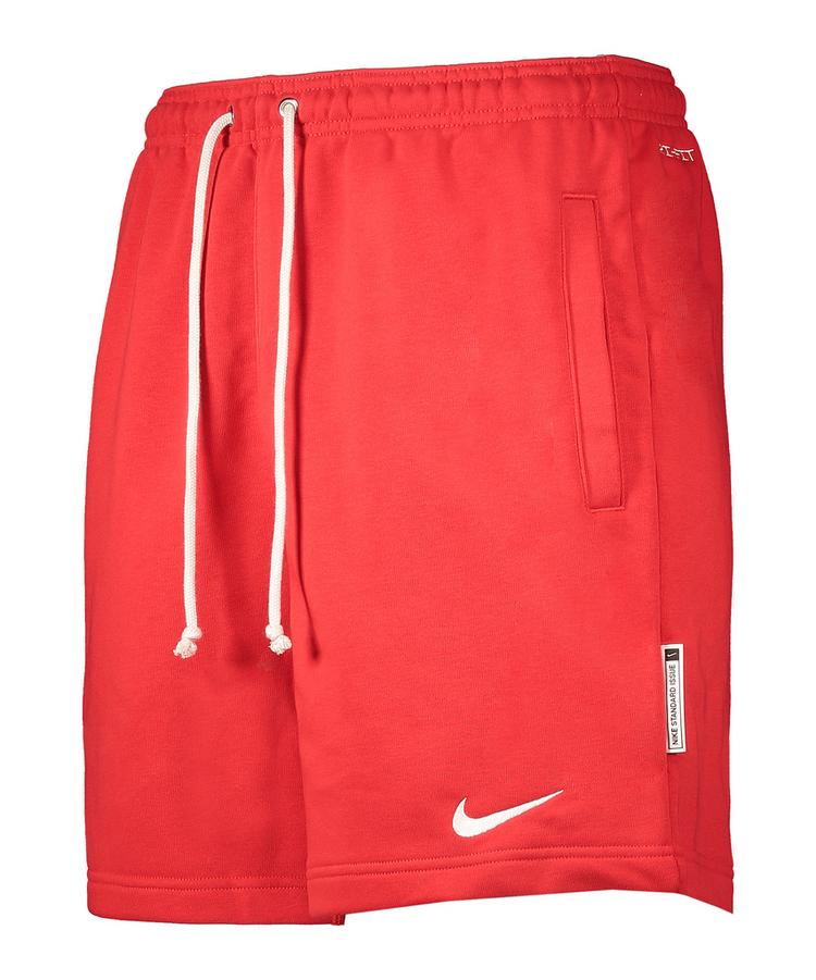 Nike Nike Fleece 8in Short Fu&szlig;ballshorts Herren - rotweiss - 0 | SportScheck