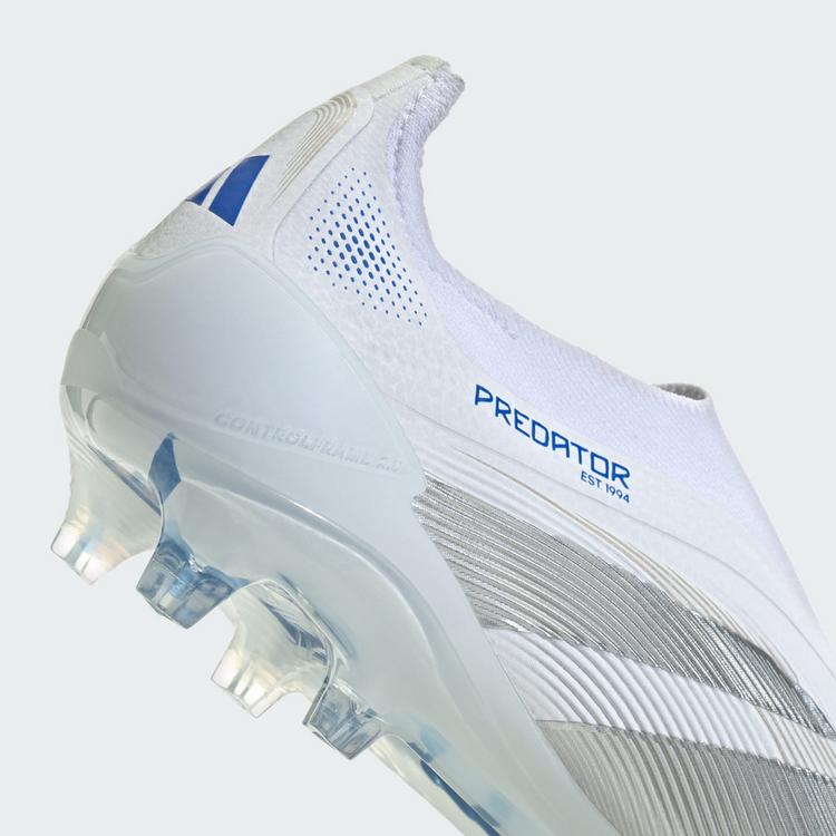 adidas adidas Predator Elite FG Fu&szlig;ballschuh Fu&szlig;ballschuhe - Cloud White / Silver Metallic / Bright Royal - 5 | SportScheck