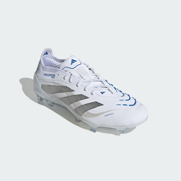 adidas adidas Predator Elite FG Fu&szlig;ballschuh Fu&szlig;ballschuhe - Cloud White / Silver Metallic / Bright Royal - 2 | SportScheck