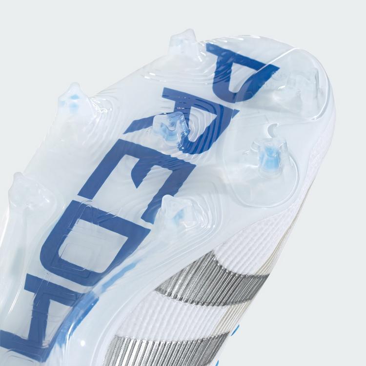 adidas adidas Predator Elite FG Fu&szlig;ballschuh Fu&szlig;ballschuhe - Cloud White / Silver Metallic / Bright Royal - 5 | SportScheck