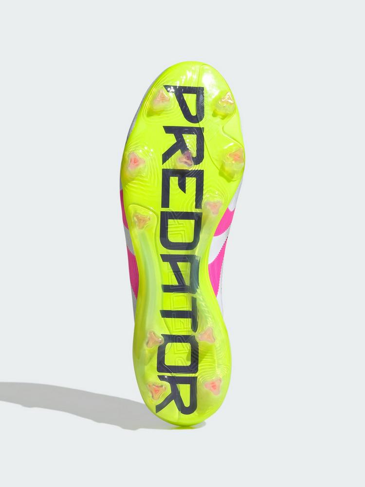 adidas adidas Predator Elite FG Fu&szlig;ballschuh Fu&szlig;ballschuhe - Cloud White / Lucid Pink / Lucid Lemon - 1 | SportScheck