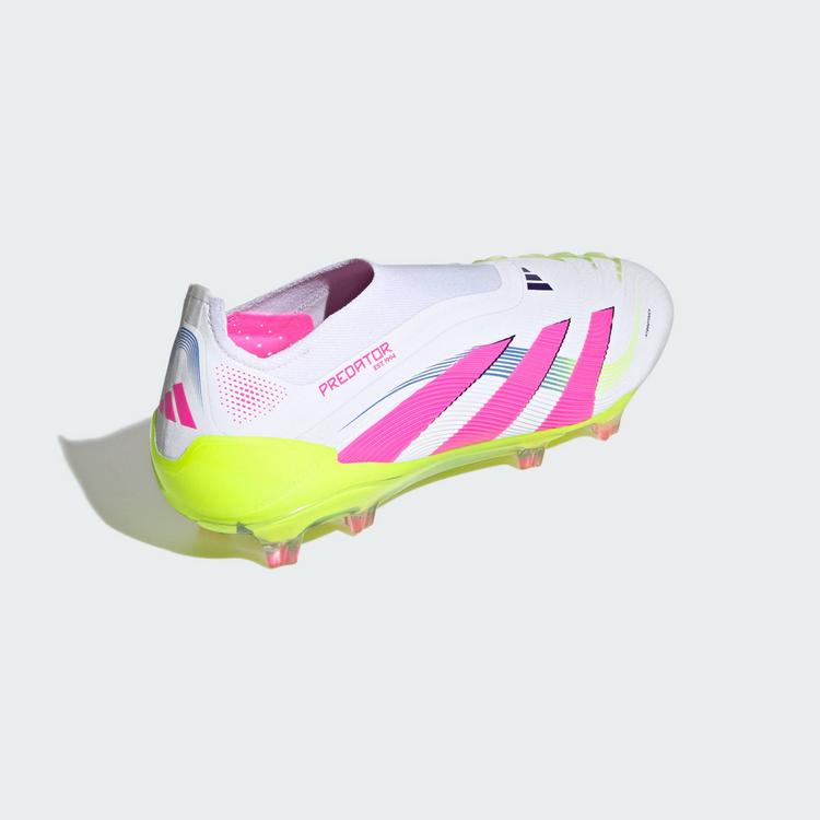 adidas adidas Predator Elite FG Fu&szlig;ballschuh Fu&szlig;ballschuhe - Cloud White / Lucid Pink / Lucid Lemon - 3 | SportScheck