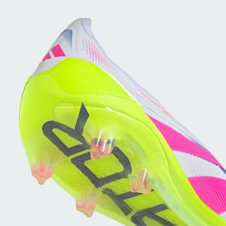 adidas adidas Predator Elite FG Fu&szlig;ballschuh Fu&szlig;ballschuhe - Cloud White / Lucid Pink / Lucid Lemon - 5 | SportScheck