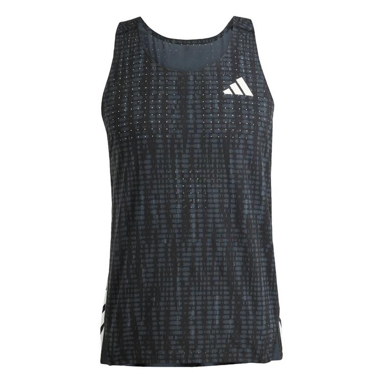 adidas adidas Adizero Running Singlet Funktionstank Herren - Carbon / Black - 0 | SportScheck