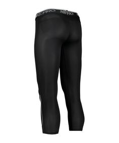 Rückansicht von Nike Pro Dri-FIT 3/4 Tight 3/4-Lauftights Herren schwarzweiss