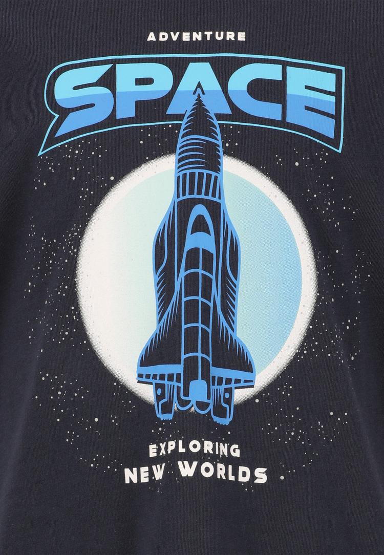 ZigZag ZigZag T-shirt Printshirt Kinder - 2048 Navy Blazer - 0 | SportScheck