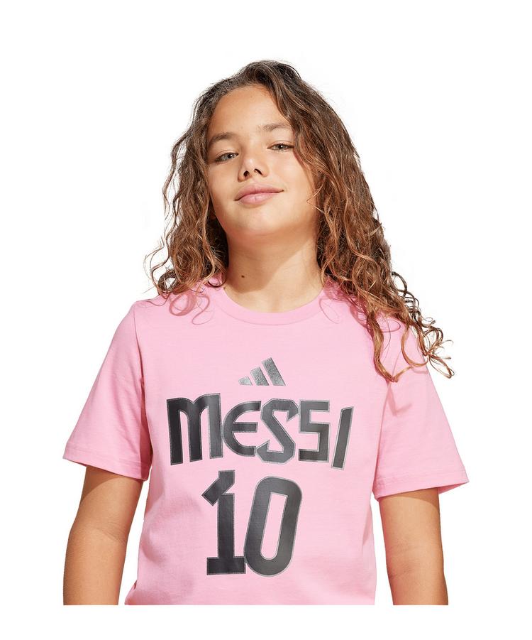 adidas adidas Messi T-Shirt Kids Funktionsshirt Kinder - rosa - 0 | SportScheck