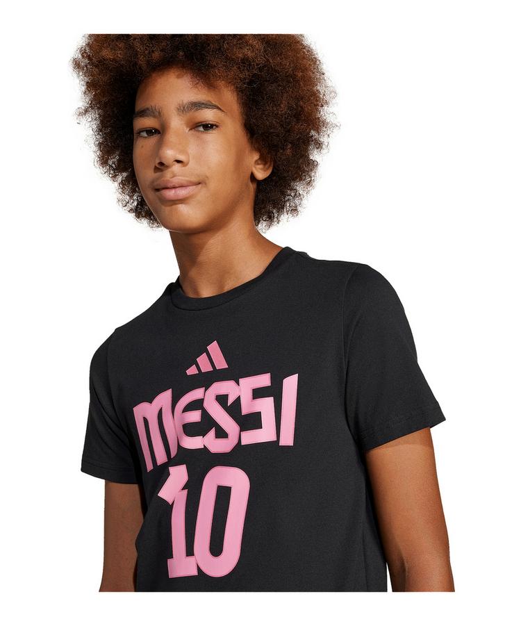 adidas adidas Messi T-Shirt Kids Funktionsshirt Kinder - schwarz - 0 | SportScheck