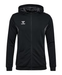 hummel hmlAUTHENTIC PL Kapuzenjacke Trainingsjacke Herren - schwarz