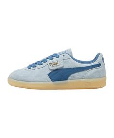 Rückansicht von PUMA Palermo Hairy Sneaker Sneaker blau