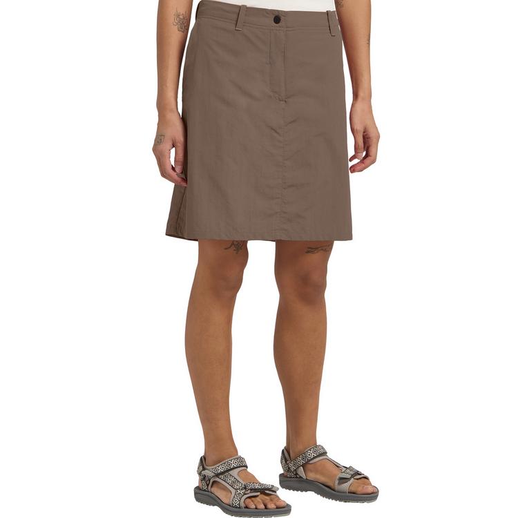 Jack Wolfskin Jack Wolfskin TIHAMA SKORT W Skort Damen - cold coffee - 0 | SportScheck