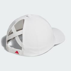 Rückansicht von adidas Women's Criscross Kappe Cap Damen White / Pure Ruby