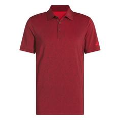 adidas Ultimate365 Mini Bunker Poloshirt Funktionsshirt Herren Aurora Ruby / Brown