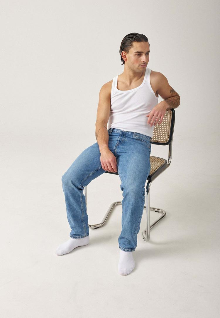 Snocks Snocks Tanktop aus Bio-Baumwolle Unterhemd Herren - Wei&szlig; - 3 | SportScheck