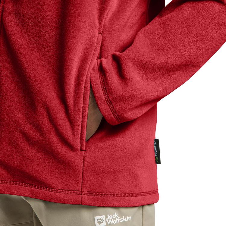 Jack Wolfskin Jack Wolfskin TAUNUS FZ M Fleecejacke Herren - adrenaline red - 3 | SportScheck