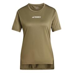 adidas Terrex Multi T-Shirt Funktionsshirt Damen Olive Strata