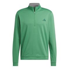 adidas Elevated 1/4-Zip Pullover Sweatshirt Herren Preloved Green