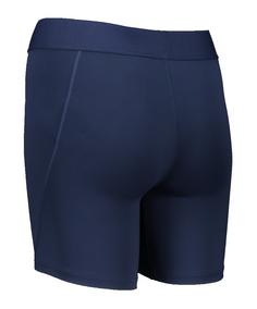 Rückansicht von Nike Pro Strike Short Damen Thermounterhose Damen blau